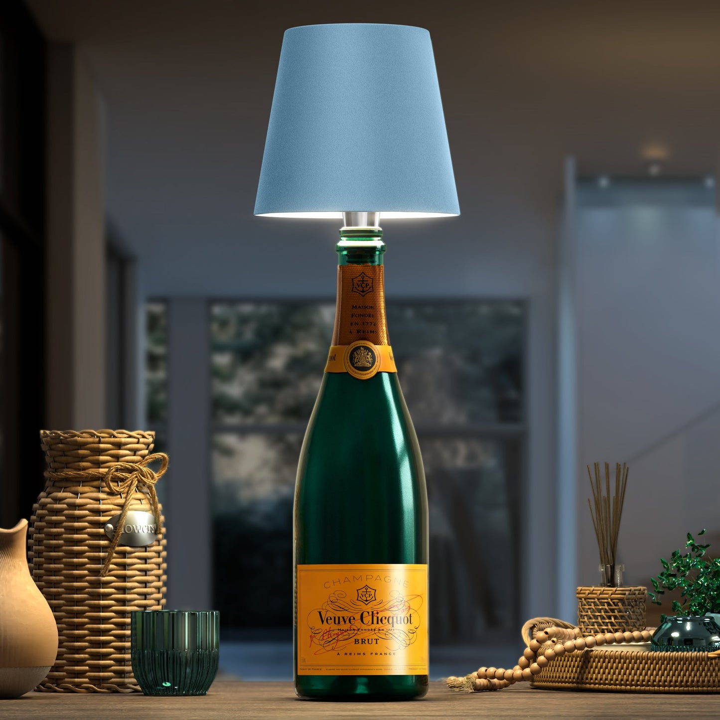 Wireless Bottle Lamp – Modern Design