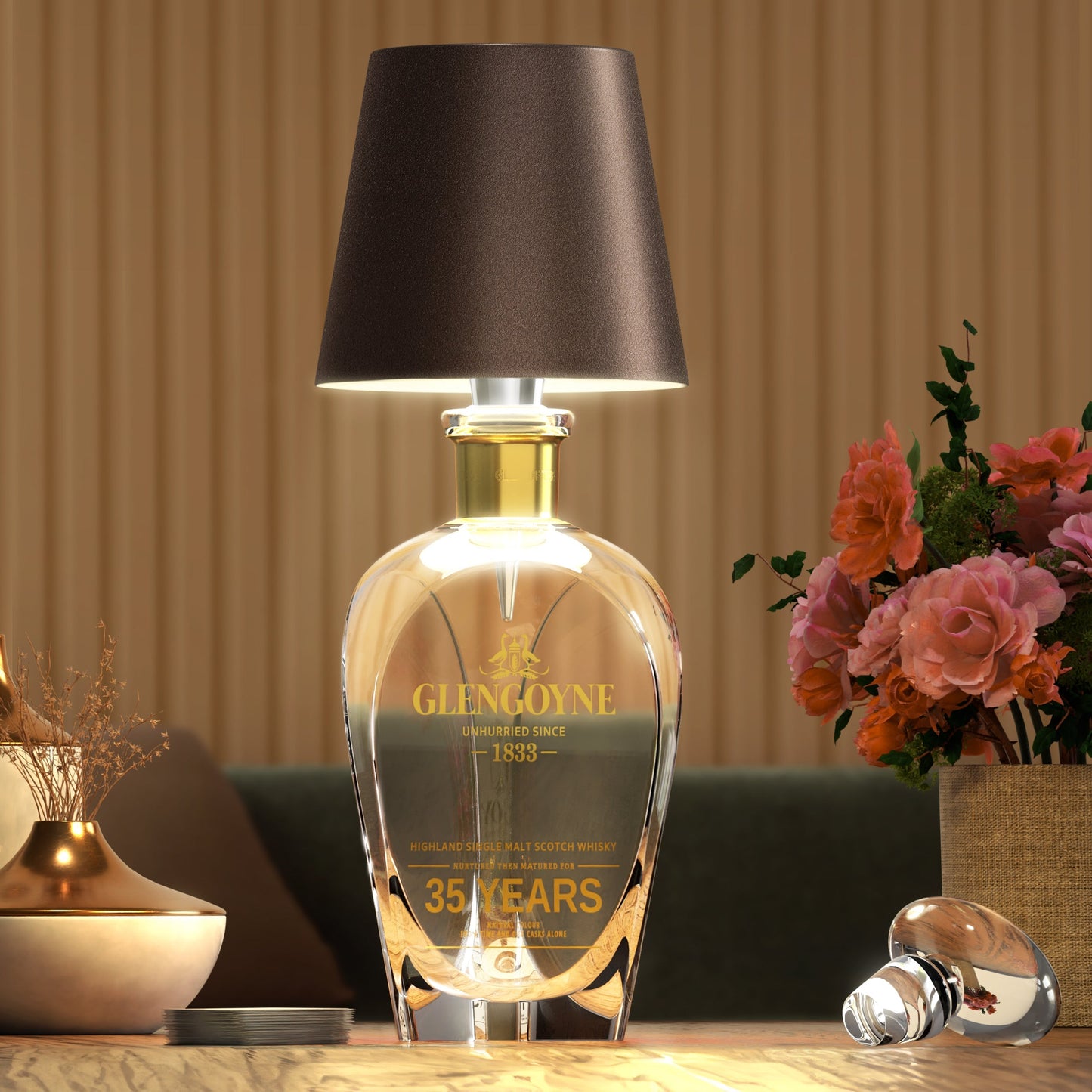Wireless Bottle Lamp – Modern Design